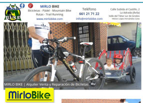 Mirlo Bike | Venta Alquiler Reparación Bicicletas | La Adrada | Comarcas de Talavera de la Reina